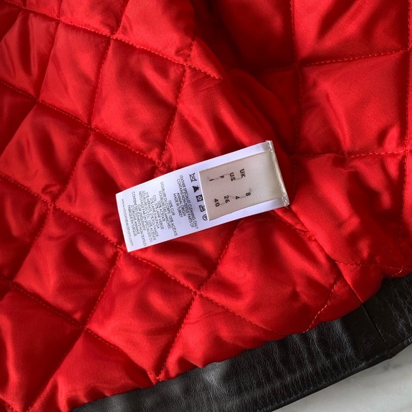 Victoria Beckham Leather Biker Jacket - Picture 4 of 7